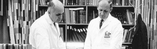 Dr. Hilleman and colleague 