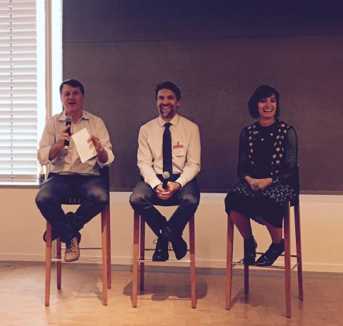 Panelists at Gates Foundation screening