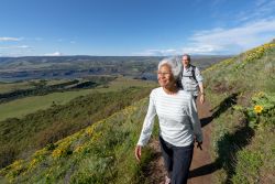 older adults hiking