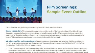 Sample event outline PDF 